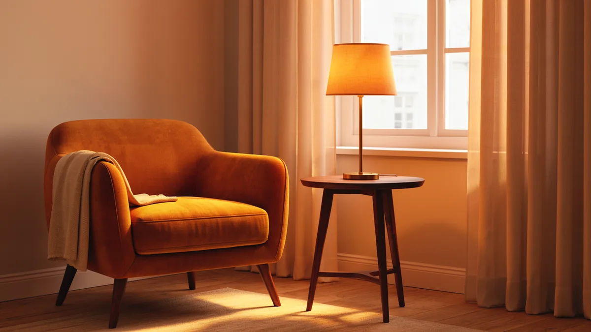 Golden-hour light: After